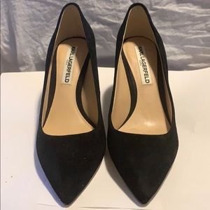 NWT Karl Lagerfeld suede shoes